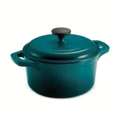 Tramontina 3.5 Qt Enameled Cast-Iron Round Dutch Oven - Teal