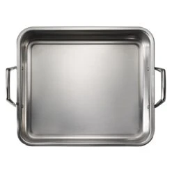 Tramontina Prima 16.5 In Stainless Steel Deep Roasting Pan - Includes Basting Grill & V-Rack 8 Tramontina Prima 16.5 In Stainless Steel Deep Roasting Pan - Includes Basting Grill & V-Rack -Kitchen Bbq Shop 80203006IXM004G