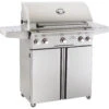 AOG T Series Portable 30'' On Cart BBQ Grill With Rotisserie Back Burner & Side Burner