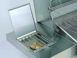 AOG T Series Portable 30'' On Cart BBQ Grill With Rotisserie Back Burner & Side Burner -Kitchen Bbq Shop AG30PCT3 zm