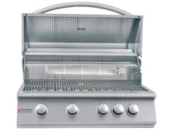 RCS Grills Stainless Steel 32'' Premier Freestanding Grill-NG -Kitchen Bbq Shop RCRJC32ACK7 zm