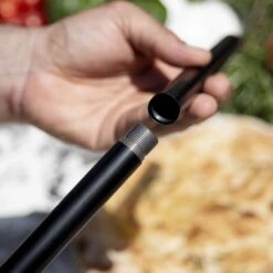 Alfa AC-5PSET36 36-Inch Medium Pizza Peel, Turner, Brush, Rake, And Shovel -Kitchen Bbq Shop ac 2pset24bk ls c 03 22 1