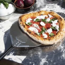 Alfa AC-5PSET36 36-Inch Medium Pizza Peel, Turner, Brush, Rake, And Shovel -Kitchen Bbq Shop ac 2pset24bk ls d 03 22 2