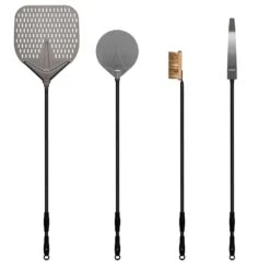 Alfa AC-4PSET48 48-Inch Large Pizza Peel, Turner, Brush, And Rake