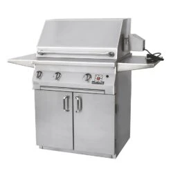 Solaire AGBQ-30 30-Inch Deluxe Freestanding Grill On 2-Door Cart With Rotisserie