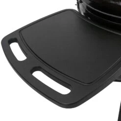 Primo CJRC Junior Oval Ceramic Charcoal All-In-One Kamado Grill Head On Wheeled Cradle 12 Primo CJRC Junior Oval Ceramic Charcoal All-In-One Kamado Grill Head On Wheeled Cradle -Kitchen Bbq Shop aio side shelf 01 20 2