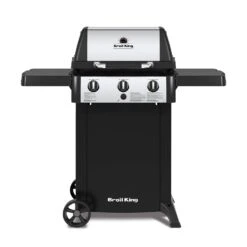 Broil King 814154 Gem 320 3-Burner Grill On 2-Wheel Cart, 24-Inches, Propane