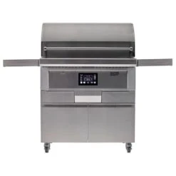 Coyote Stainless Steel Freestanding Pellet Grill, 36-Inch (C1P36-FS)