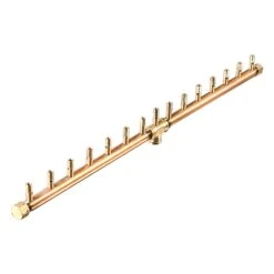 Crossfire By Warming Trends 24 Volt Platinum Electronic Ignition Linear Brass Gas Fire Pit Burner Kit