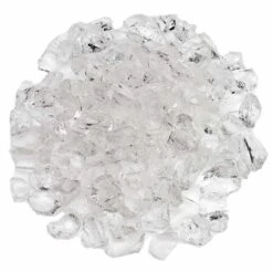 American Fire Glass 3/4-Inch Recycled Fire Glass, 10-Pounds, Ice