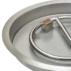 American Fire Glass CSA Certified Spark Ignition Fire Pit Kit, Round Bowl Pans 8 American Fire Glass CSA Certified Spark Ignition Fire Pit Kit, Round Bowl Pans -Kitchen Bbq Shop csa round thermo
