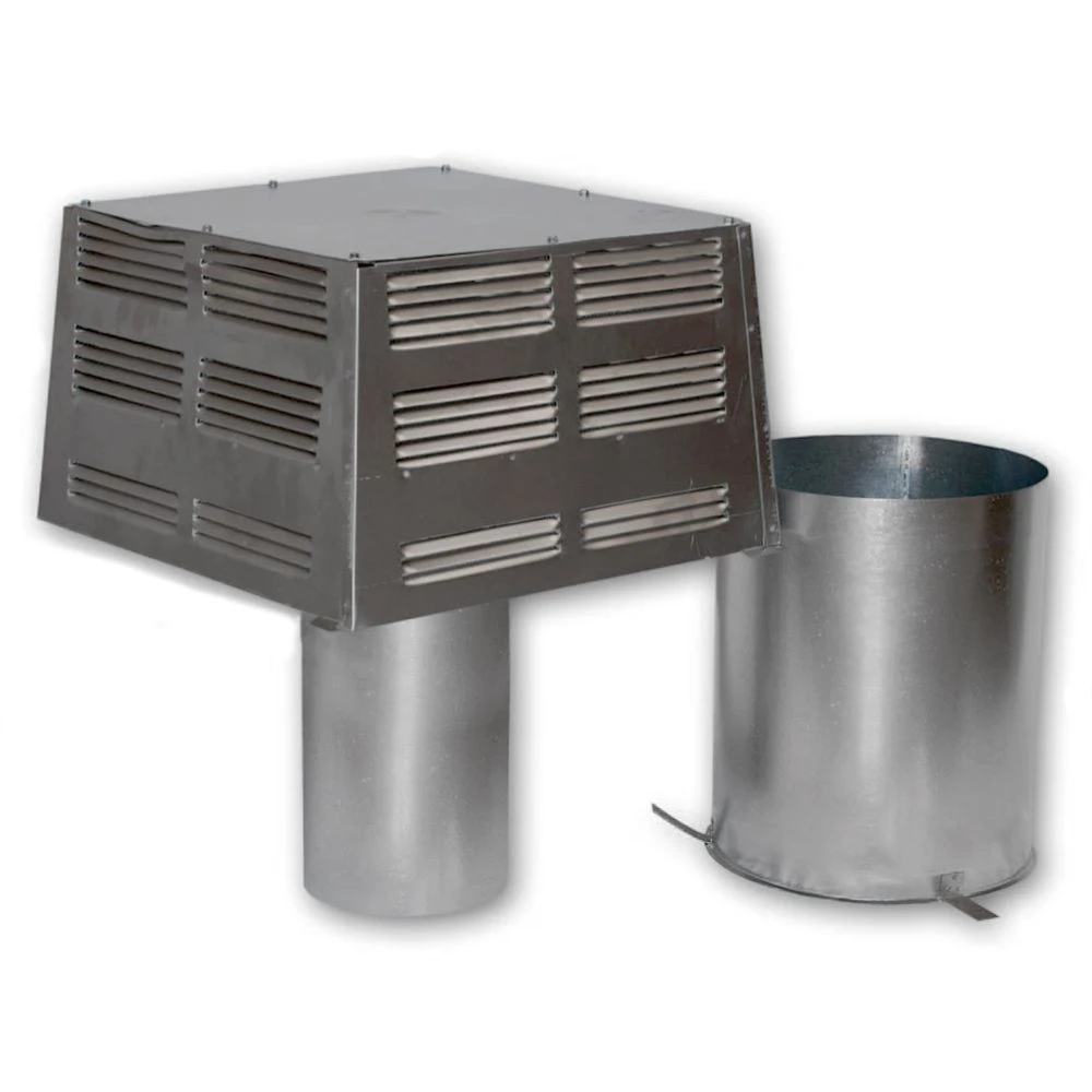 Superior Square Top Termination For 8-Inch Chimney, Black (ET-8DM-K) 1 Superior Square Top Termination For 8-Inch Chimney, Black (ET-8DM-K)