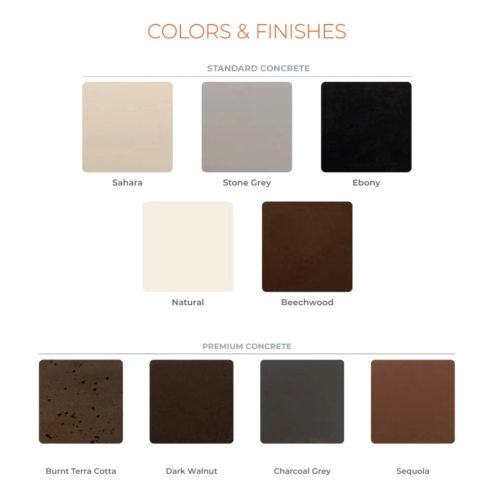 Grand Effects FBBRPCON30 Banded Rim 30-Inch Round Concrete Gas Fire Bowl On Pedestal 6 Grand Effects FBBRPCON30 Banded Rim 30-Inch Round Concrete Gas Fire Bowl On Pedestal - Image 6