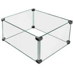 Firegear GWSQ Square Tempered Glass Wind Guard