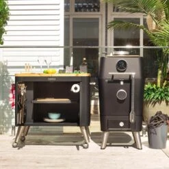 Everdure HBPK Indoor/Outdoor Mobile Prep Kitchen -Kitchen Bbq Shop hbpkb f 06 21