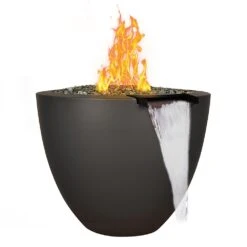 Fire By Design MGAPLRFWV30 Legacy Round 30-Inch Fire And Water Vase