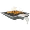 Fire By Design MGSFOS3008 Square Oblique 30-Inch GFRC Fire And Water Bowl