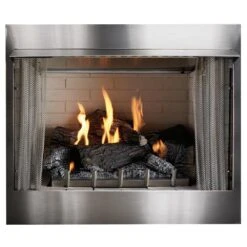 Carol Rose By Empire OP42FB2MF 42-Inch Outdoor Firebox With Wildwood Log Set