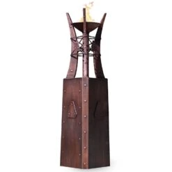 TOP Fires By The Outdoor Plus OPT-FTWR3x Bastille Copper Fire Tower