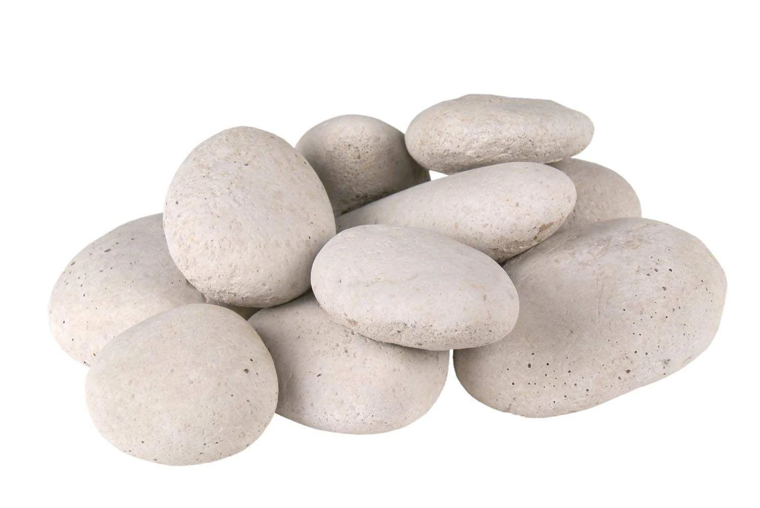 Real Fyre STN-10I River Rock Fyre Stones, Ivory 1 Real Fyre STN-10I River Rock Fyre Stones, Ivory