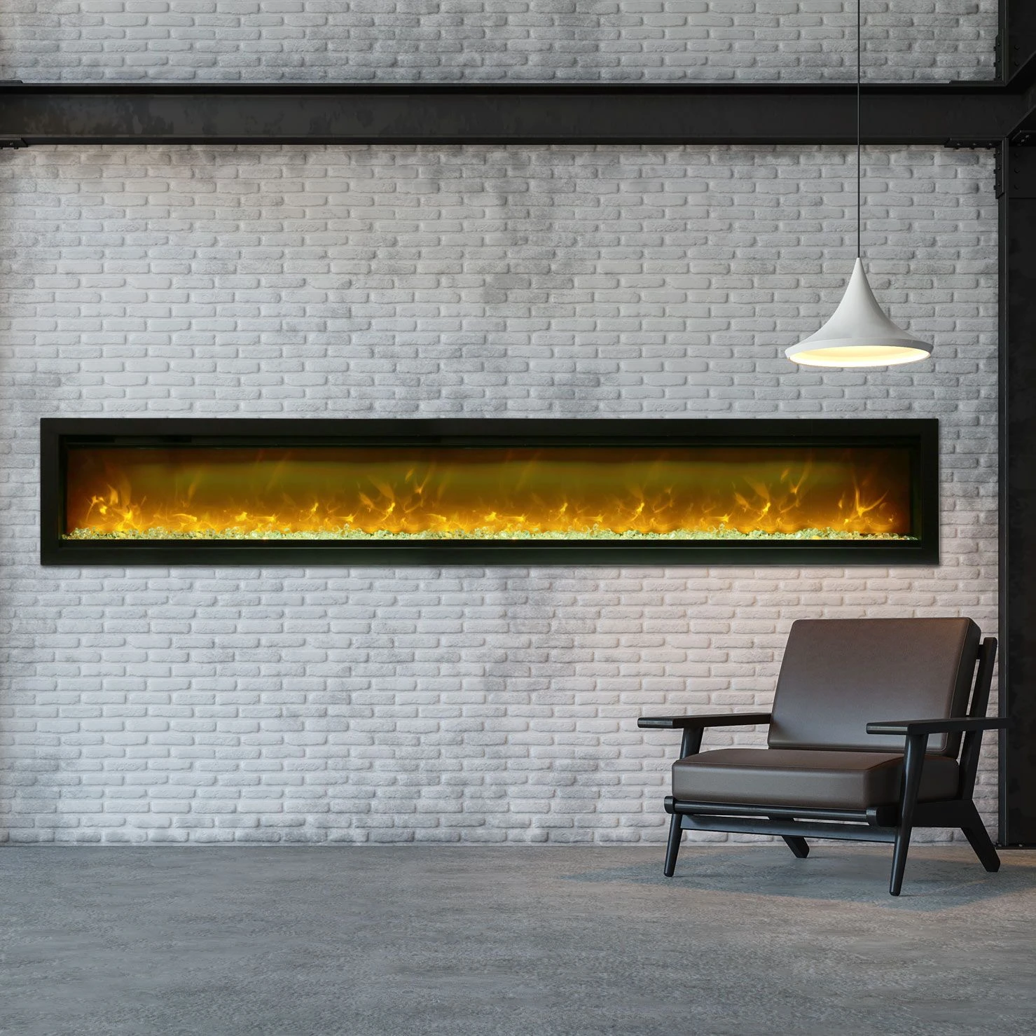 Amantii Symmetry Indoor/Outdoor Built-In Smart Electric Fireplace 4 Amantii Symmetry Indoor/Outdoor Built-In Smart Electric Fireplace - Image 4