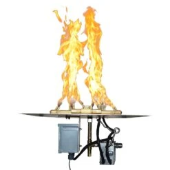 Crossfire By Warming Trends 24 Volt Platinum Electronic Ignition Linear Brass Gas Fire Pit Burner Kit -Kitchen Bbq Shop wt pais b 07 23 1